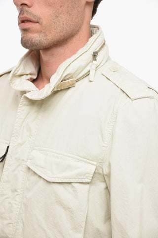 Cotton Saharan Jacket with Removable Hood