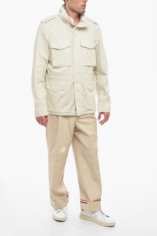 Cotton Saharan Jacket with Removable Hood