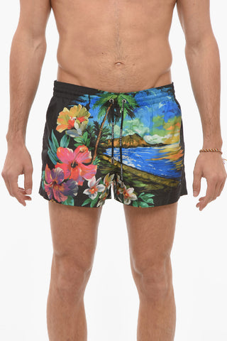 Costume Boxer HAWAII Con Stampa