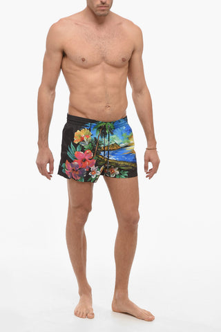 Costume Boxer HAWAII Con Stampa