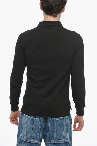 Long-sleeved Piquet Cotton Polo