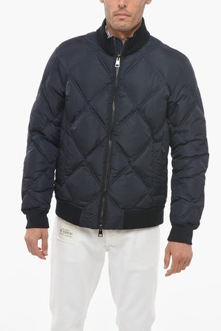 CC COLLECTION Quilted Down Jacket with Front Zip