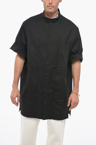 EDFU Mandarin Collar MAGNUM Oversized Shirt