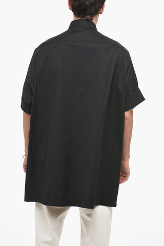 EDFU Mandarin Collar MAGNUM Oversized Shirt