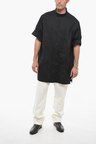 EDFU Mandarin Collar MAGNUM Oversized Shirt