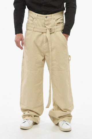 SEASONAL Double-layered Cargo Pants with Safety Belt