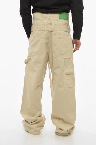 SEASONAL Double-layered Cargo Pants with Safety Belt