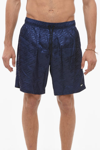 Boxer Swisuit With Allover Print