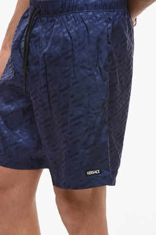 Boxer Swisuit With Allover Print