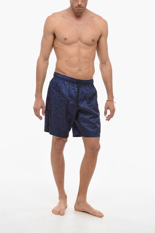 Boxer Swisuit With Allover Print