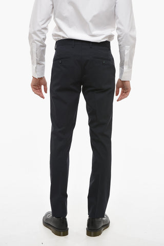 MARTINI Stretch Wool Slim Fit Suit with Flap Pockets