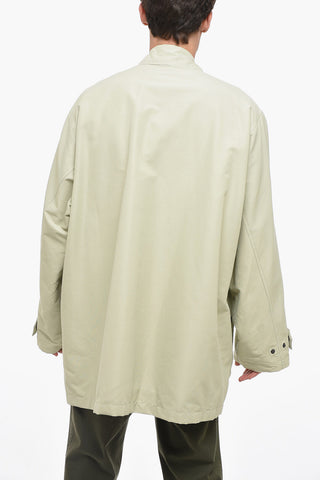 Cotton Blend UNISEX Parka with Concealed Closure