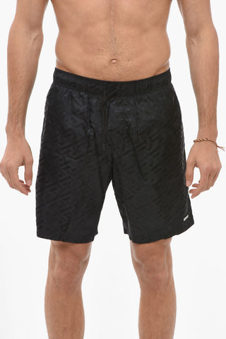 Boxer Swisuit With Allover Print