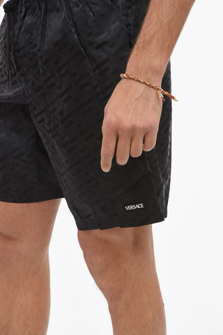 Boxer Swisuit With Allover Print