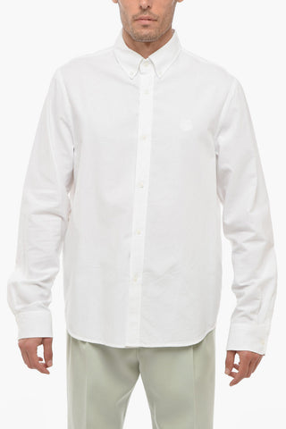 Long Sleeved Shirt With Embroidered Logo
