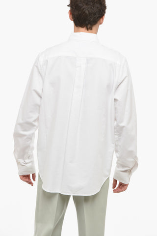Long Sleeved Shirt With Embroidered Logo