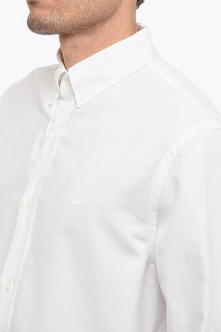 Long Sleeved Shirt With Embroidered Logo