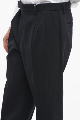 ZZEGNA Pantaloni a 2 Pinces in Misto Cotone Twill