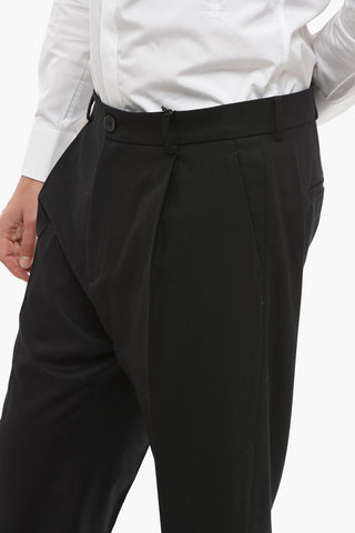 Regular Fit Wool Belnd Pants