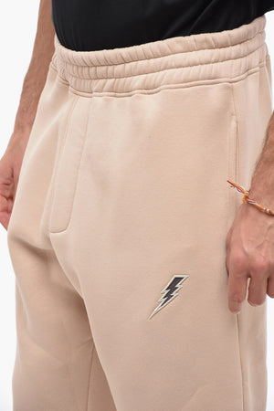 Embroidered Joggers BOLT with Zip at the Hem