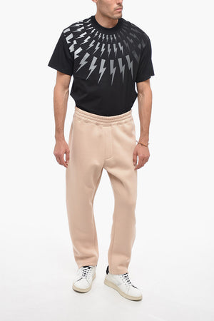 Joggers BOLT Ricamati con Zip sul Fondo