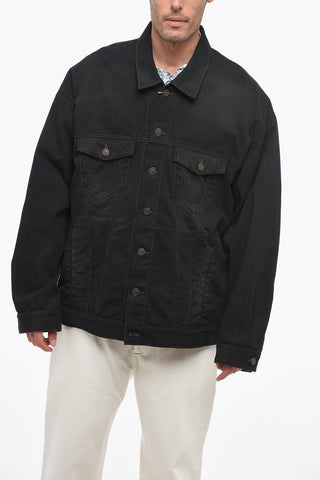 Oversized UNISEX Denim Jacket with Tape Detail