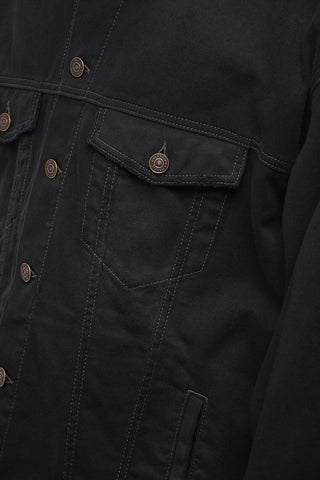 Oversized UNISEX Denim Jacket with Tape Detail