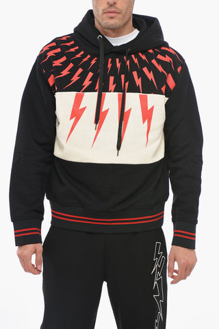 Printed THUNDERBOLT Hoodie Sweatshirt