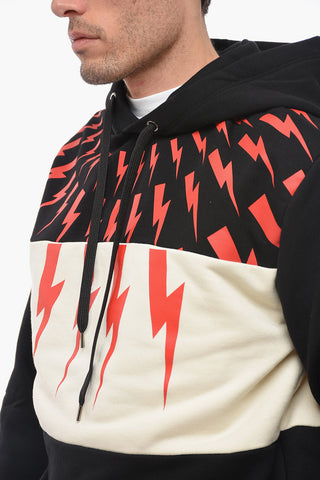 Printed THUNDERBOLT Hoodie Sweatshirt