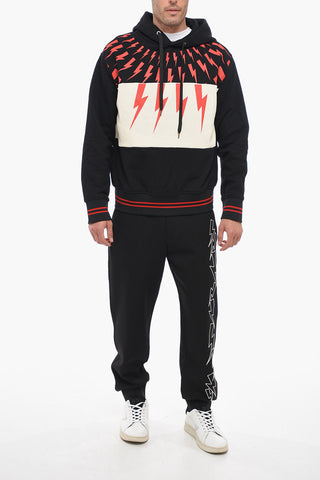 Printed THUNDERBOLT Hoodie Sweatshirt