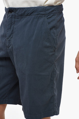 3 Pocket Cotton Blend Shorts