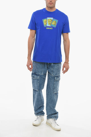 T-Shirt Girocollo MASKS in Cotone