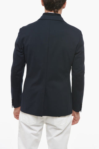  	CC COLLECTION Blazer in Tessuto Stretch con Chester Piece e Toppe