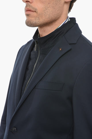  	CC COLLECTION Blazer in Tessuto Stretch con Chester Piece e Toppe