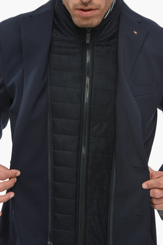  	CC COLLECTION Blazer in Tessuto Stretch con Chester Piece e Toppe