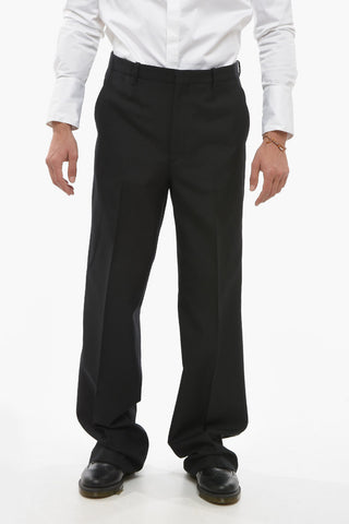 Straight Fit COVER Pants with Side Satin Bands