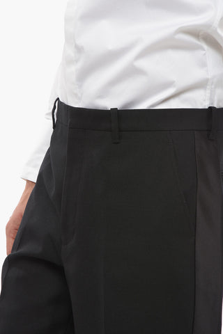 Straight Fit COVER Pants with Side Satin Bands