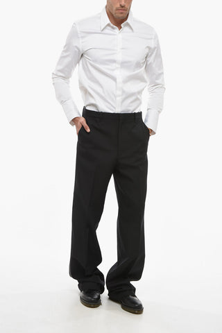 Straight Fit COVER Pants with Side Satin Bands