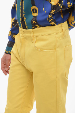 5-Pocket Cotton Piquet Pants