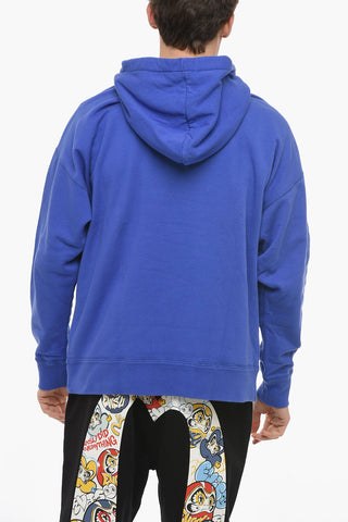 Felpa Hoodie in Cotone MILEY con Logo Stampato