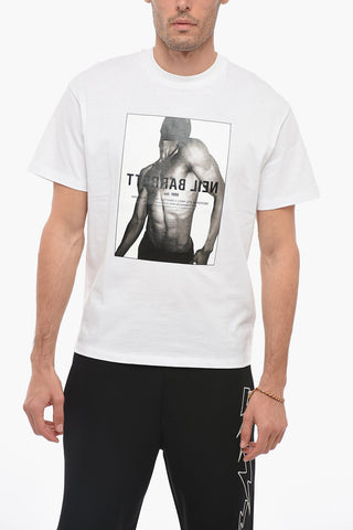 Dropped Shoulder BODY T-shirt with Print