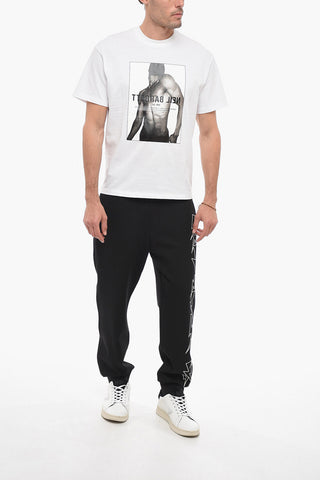 Dropped Shoulder BODY T-shirt with Print