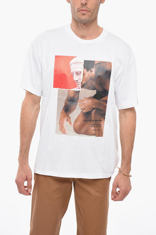 MARBLE ON SKIN Printed T-shirt