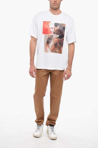 MARBLE ON SKIN Printed T-shirt