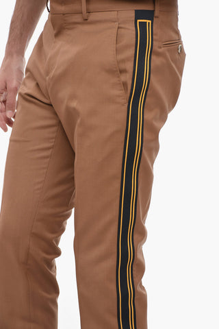 Pantaloni STRAIGHT FIT con Bande Laterali a Contrasto