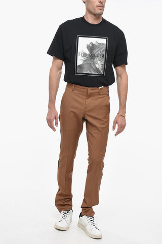 Pantaloni STRAIGHT FIT con Bande Laterali a Contrasto