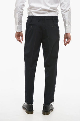 JAMIE Slim Pants with Zip at the Cuffs