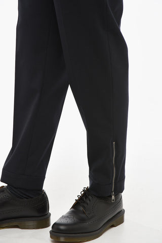 JAMIE Slim Pants with Zip at the Cuffs