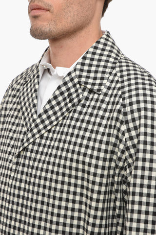 Trench in Cotone VICHY con Motivo Gingham