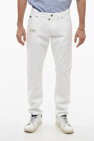 RE-EDITION Regular Fit Denims with Distressed Details 17cm